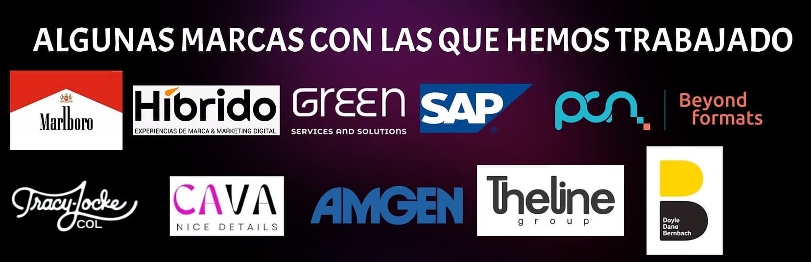 Selección de marcas que han trabajado con UNiiKO